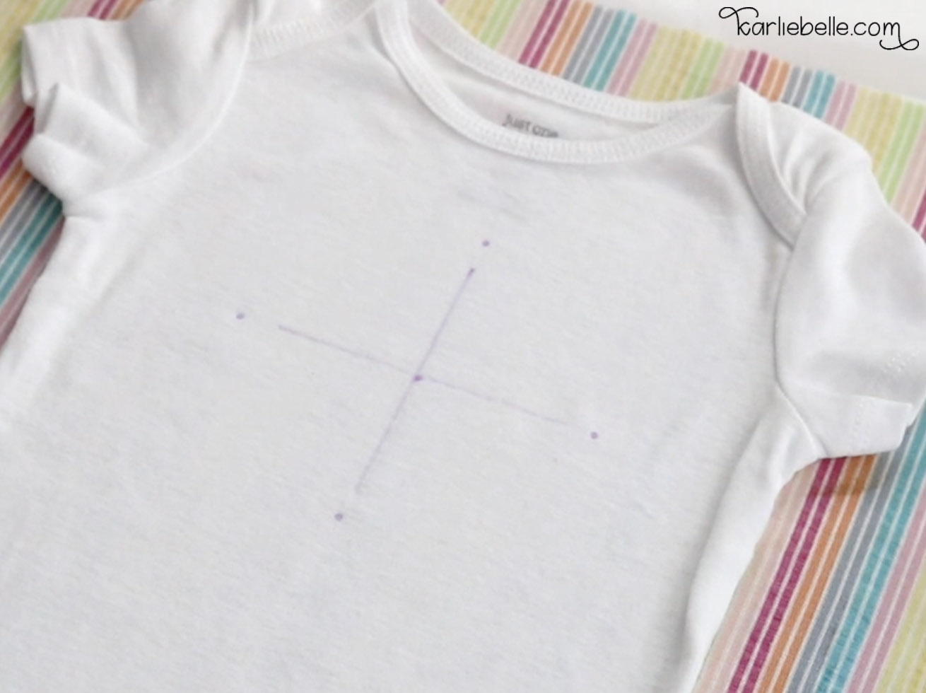 How to Embroider a Baby Onesie Karlie Belle