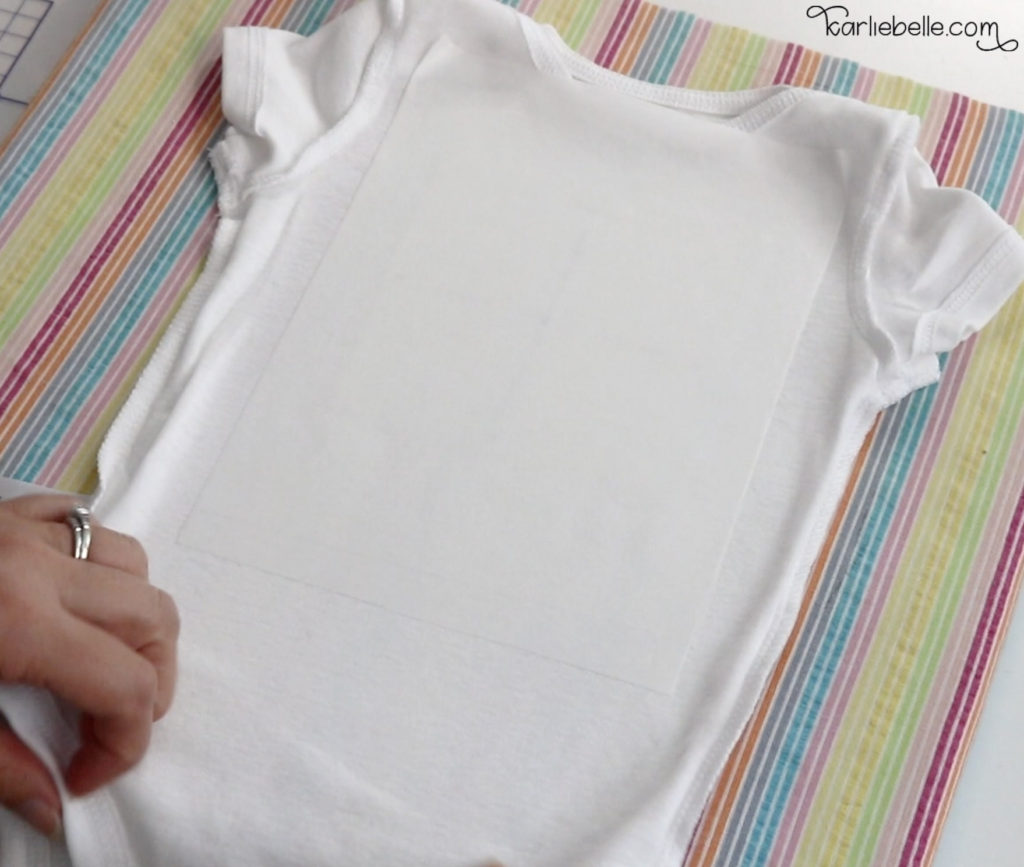How to embroider a baby onesie