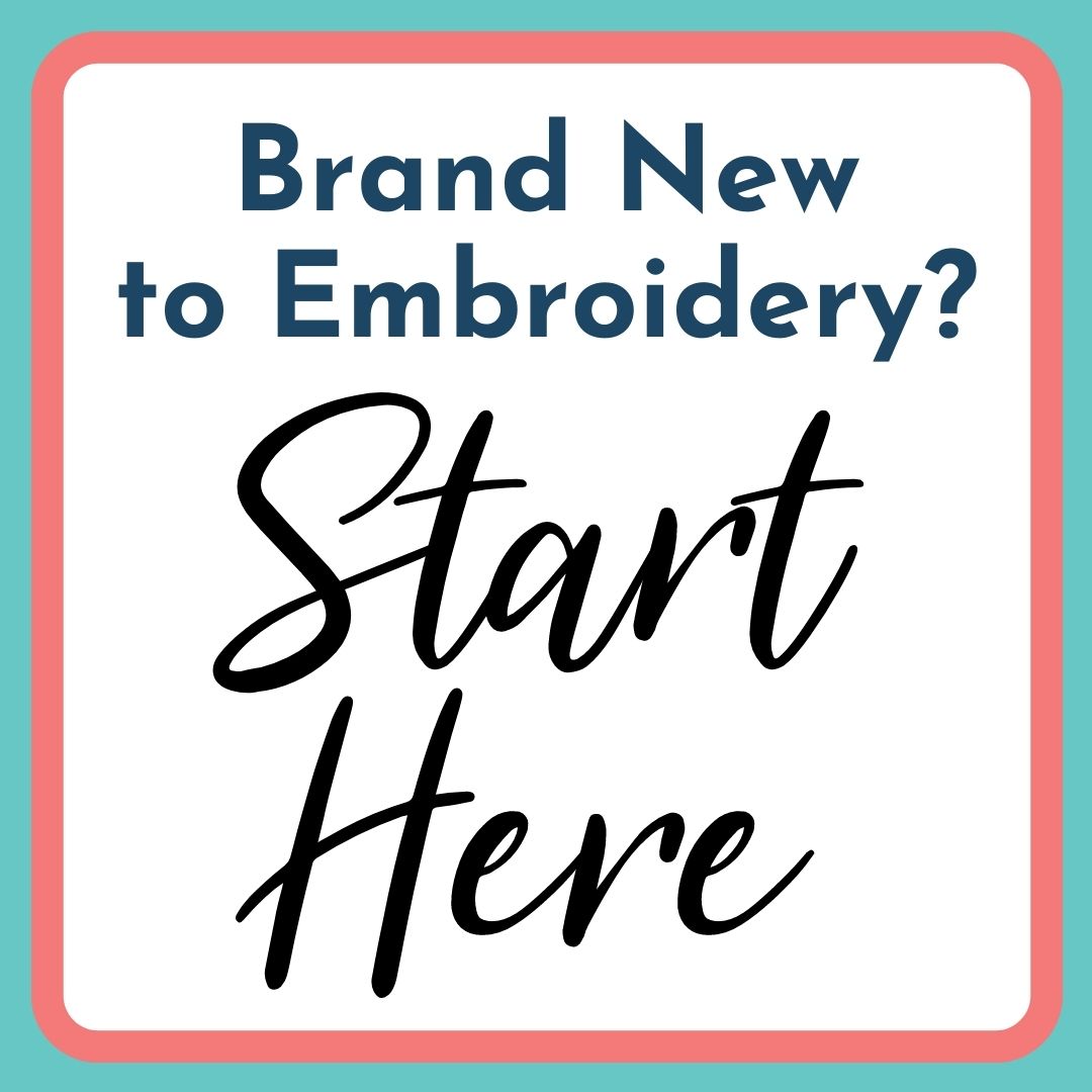 Brand New to Machine Embroidery? Start Here