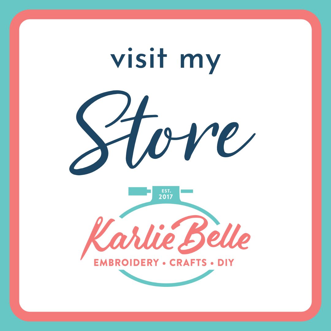 Machine Embroidery and Craft Tutorials - Karlie Belle