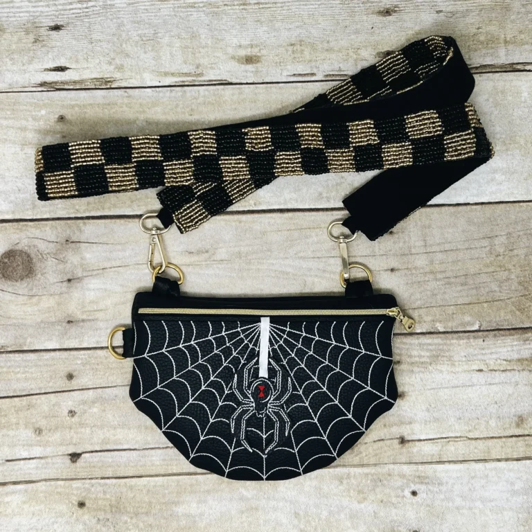 Creating Spooktacular Halloween Purse: A Step-by-Step Guide to the Spider Web Purse – 85