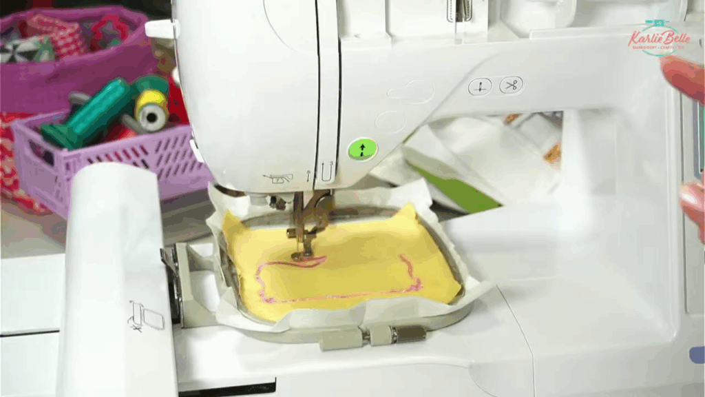 embroidered label sewn